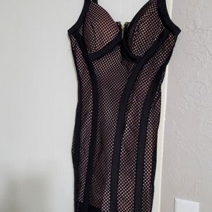 Women black club dress